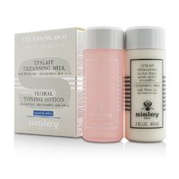 SISLEY Cleansing Duo Travel Selection Set: Cleansing Milk w/ White Lily 100ml/3oz + Floral Toning Lotion 100ml/3oz