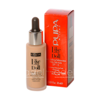 ТОНАЛЬНЫЙ КРЕМ LIKE A DOLL MAKE-UP FLUID NUDE LOOK
